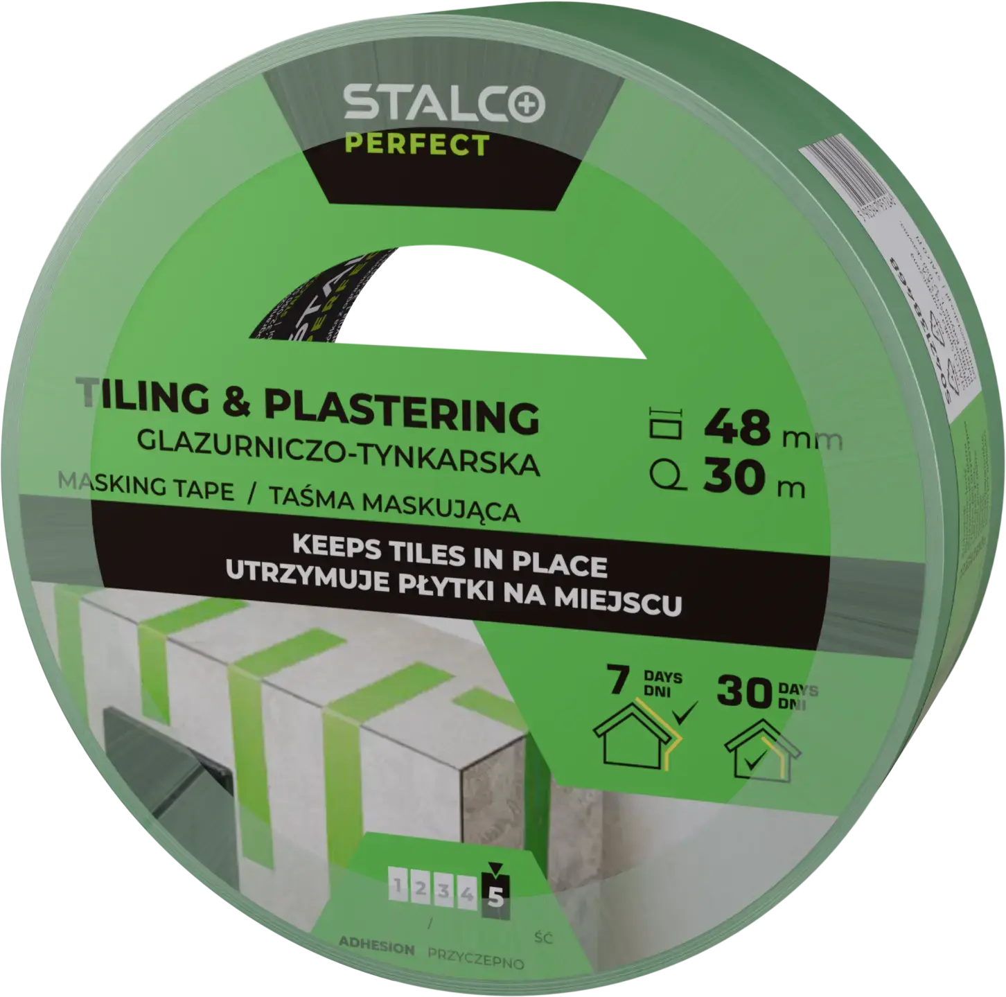 Reinforced Tile and Plaster Masking Tape 48mm x 50m STALCO PERFECT S042138468
