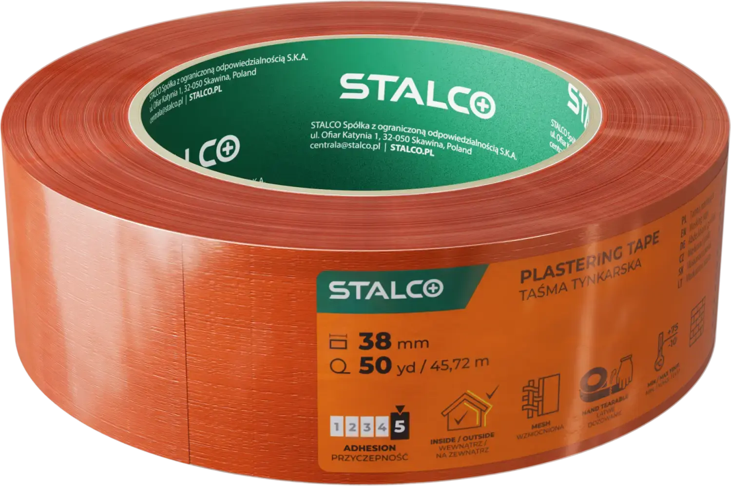 Plastering tape 38 mm x 50 yd STALCO S042138469