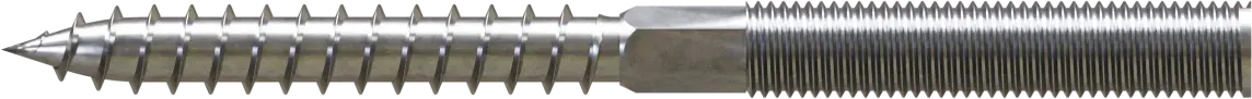 Double-threaded screw DW ø8x60mm STALCO BDW08060