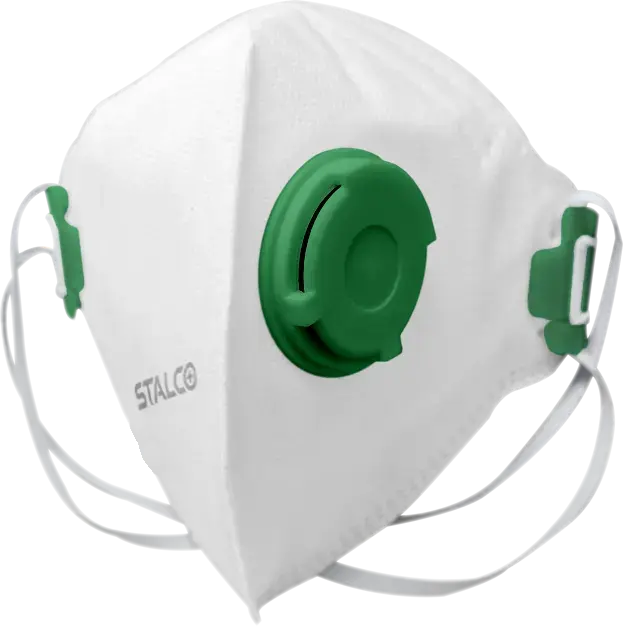 Filtering half mask with valve FFP2 FLIX STALCO S094247236