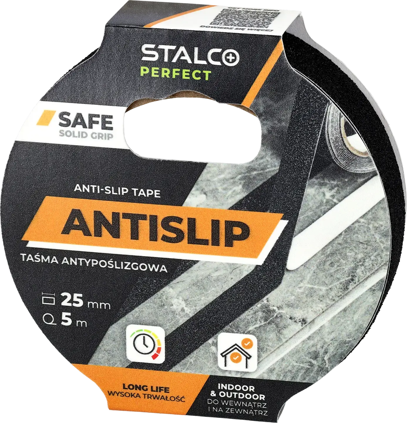 Anti-slip tape 25mm x 5m STALCO PERFECT S042276666 STALCO PERFECT S042276666