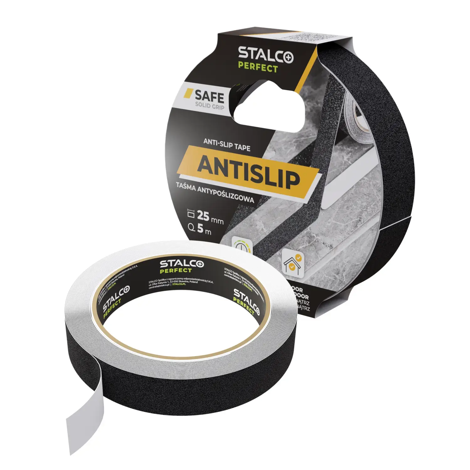 Anti-slip tape 25mm x 5m STALCO PERFECT S042276666 STALCO PERFECT S042276666