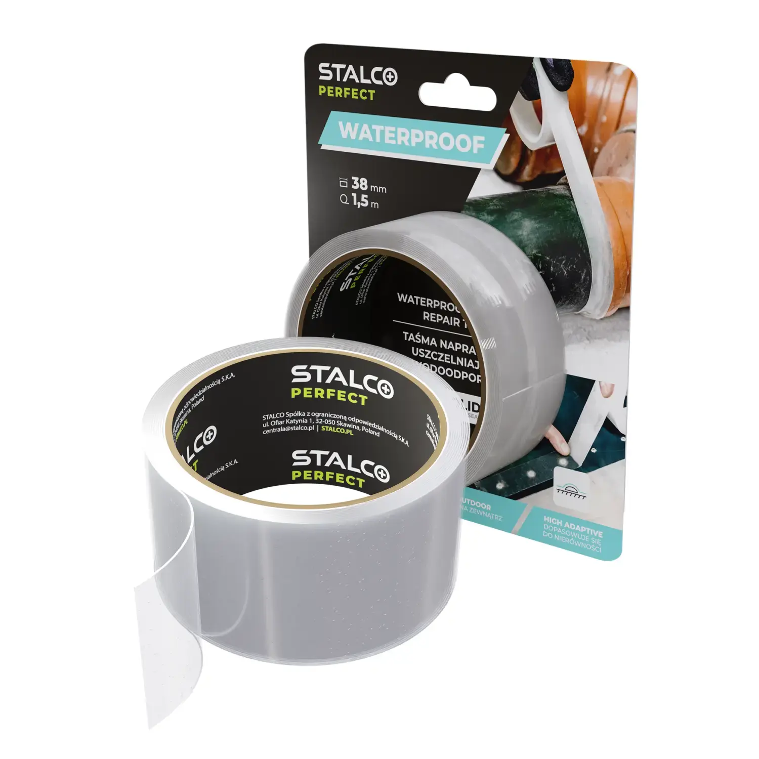 Waterproof sealing repair tape 38mm x 1.5m STALCO PERFECT S042276663 STALCO PERFECT S042276663