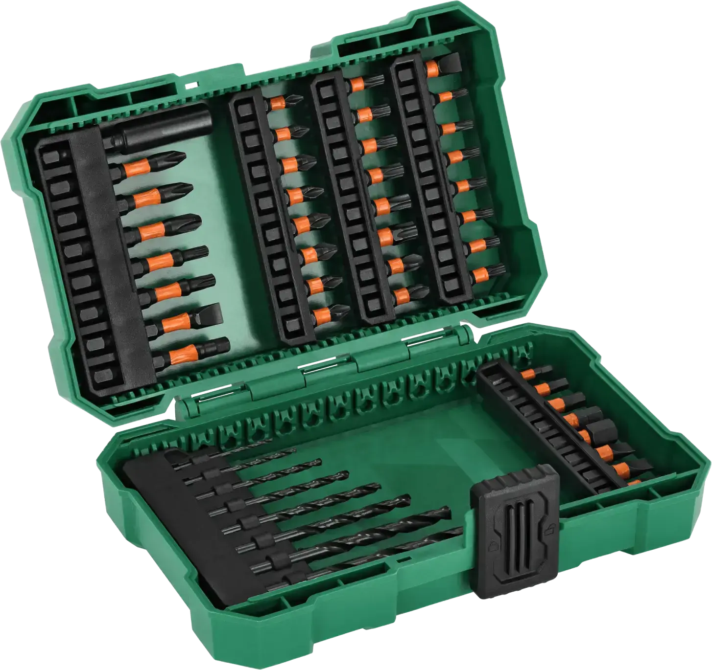 Impact bit and HSS drill set 1/4 inch 48 pcs STALCO S-13732