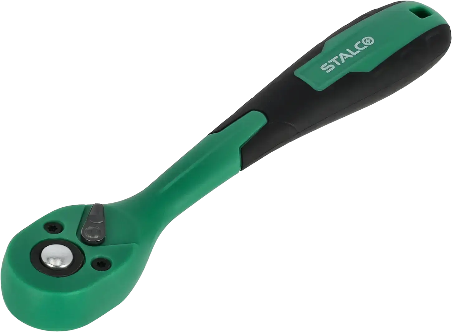 Offset ratchet with composite coating 1/4 inch 150 mm STALCO S-54041