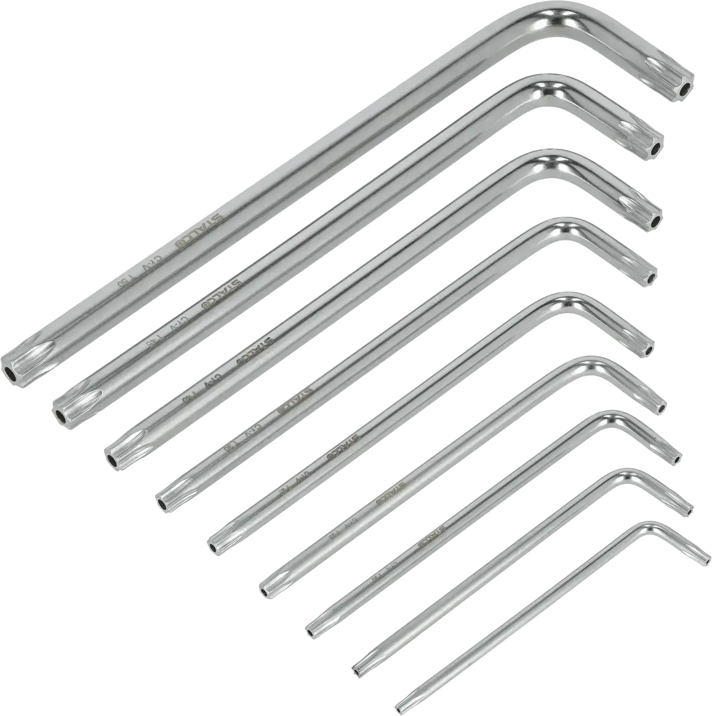 Torx sleutels met gat STALCO S-46376