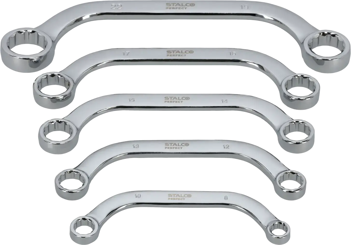 C type ring wrench set STALCO PERFECT S-76896