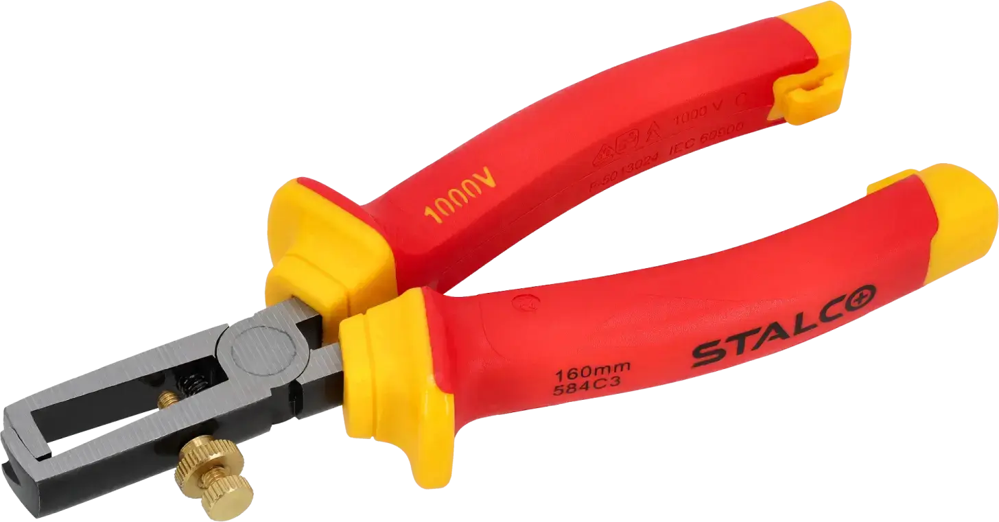 VDE Wire Stripping Pliers 0.2–6 mm² / 1000 V STALCO S-14460