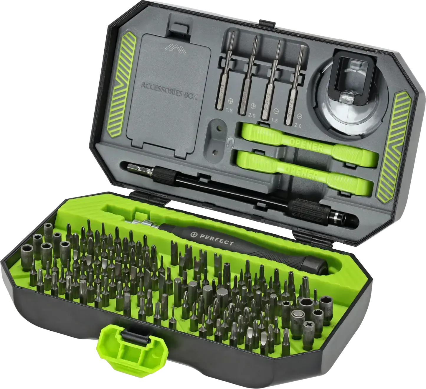 Smartphone service set 145 pcs STALCO PERFECT S-13800
