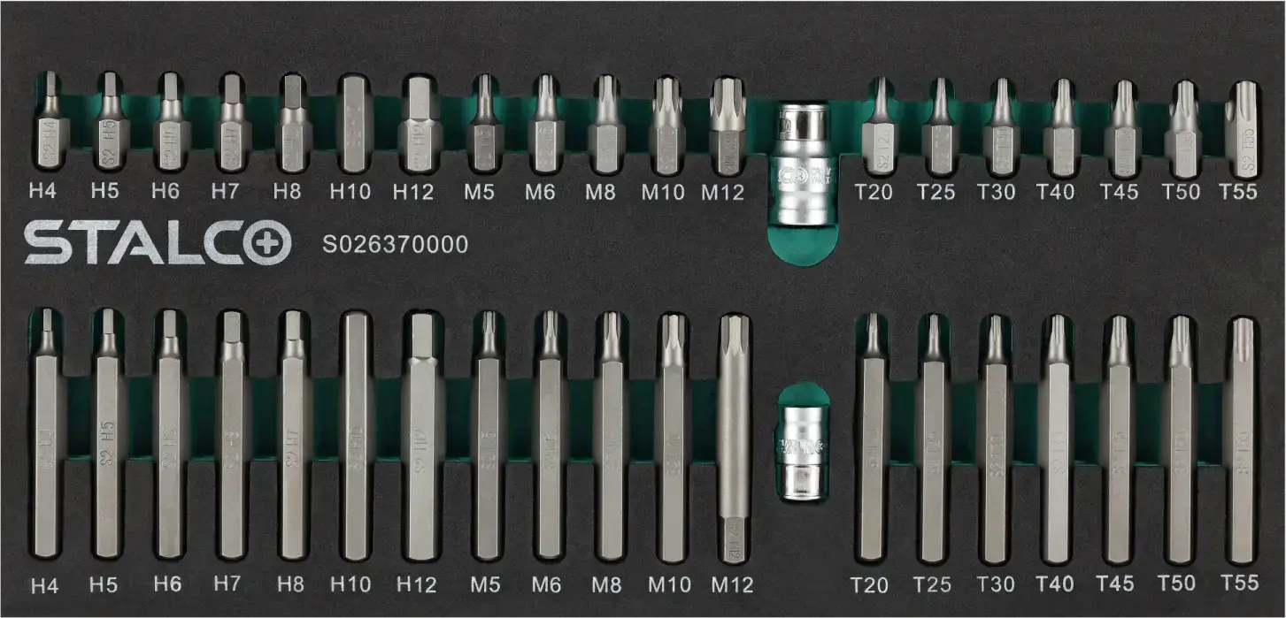 Hex Torx bit set STALCO S026370000
