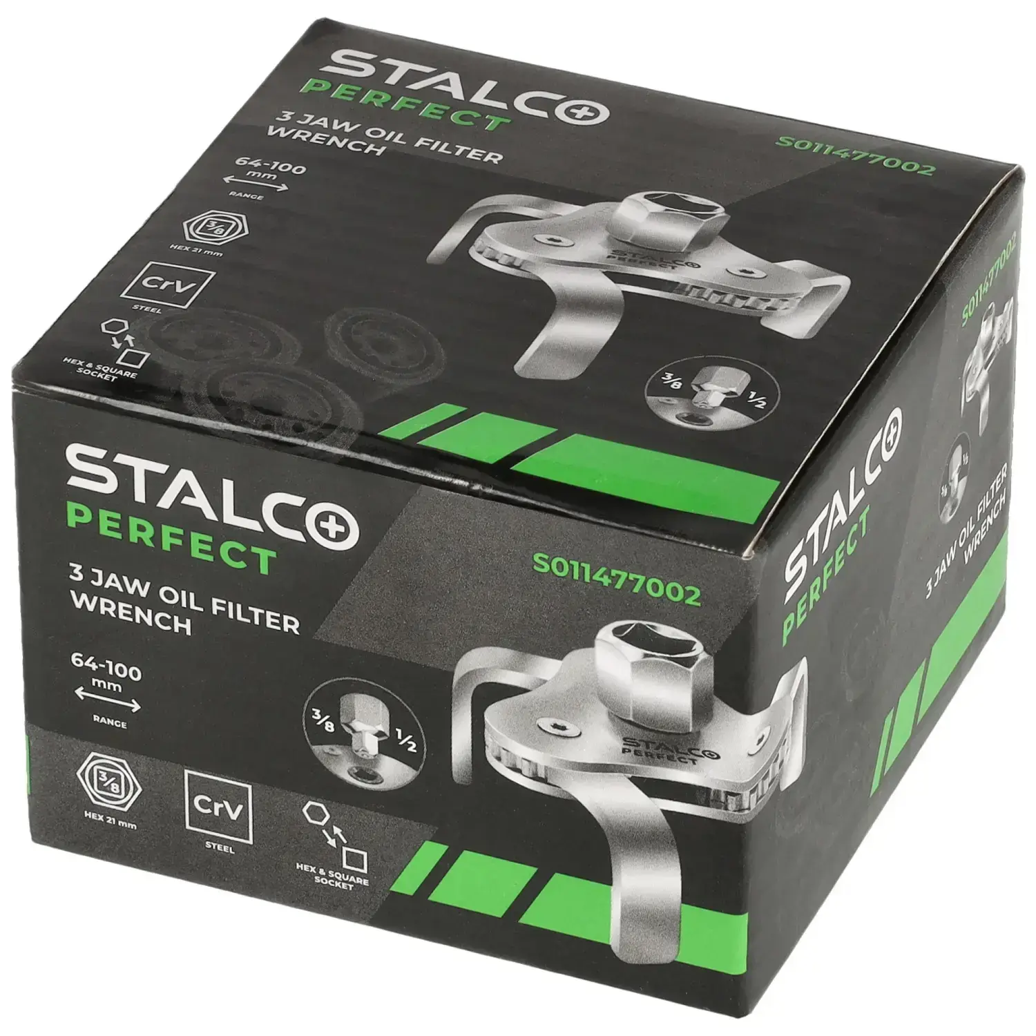 Oil filter wrench range 64-100 mm STALCO PERFECT S011477002