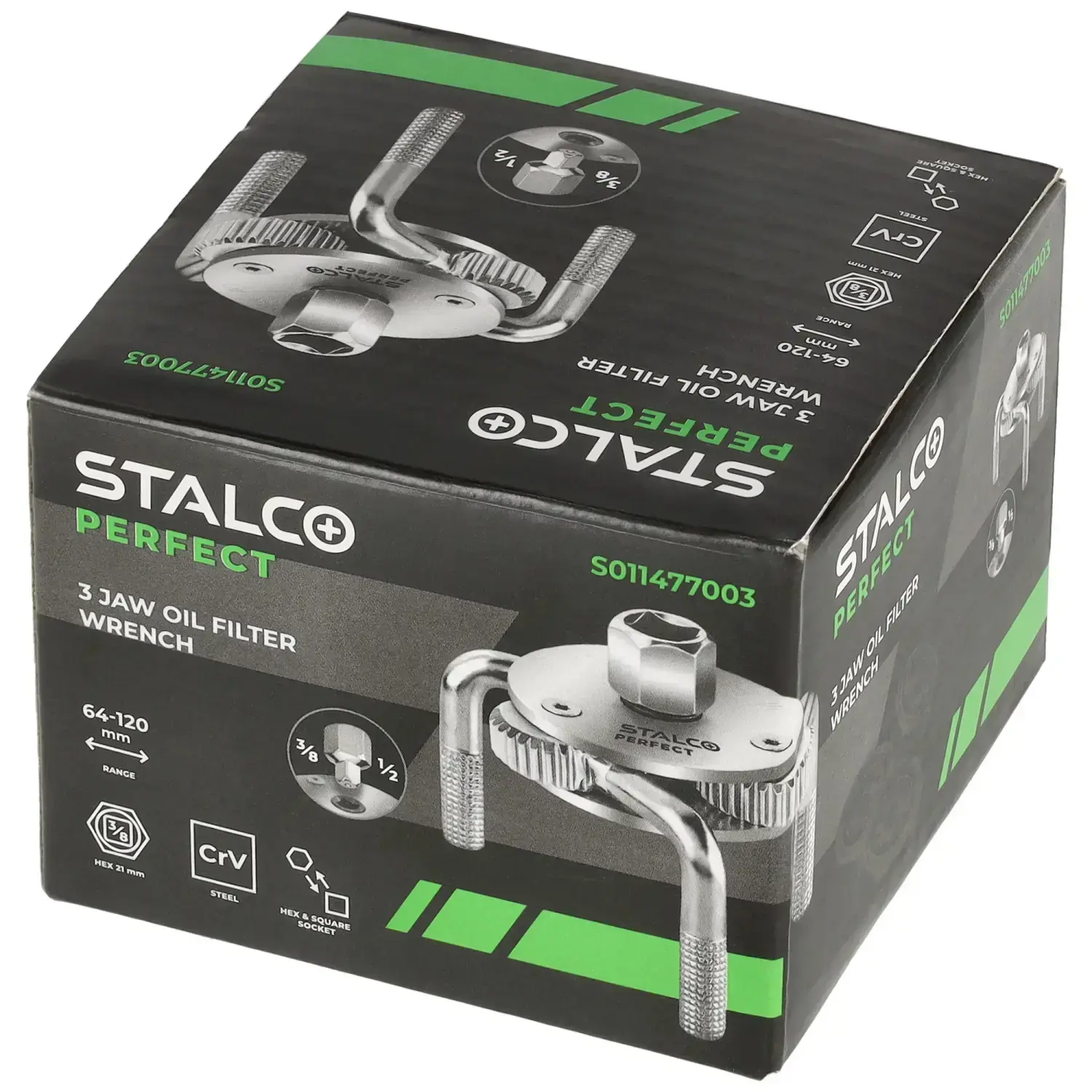 Oil filter wrench range 64-120 mm STALCO PERFECT S011477003