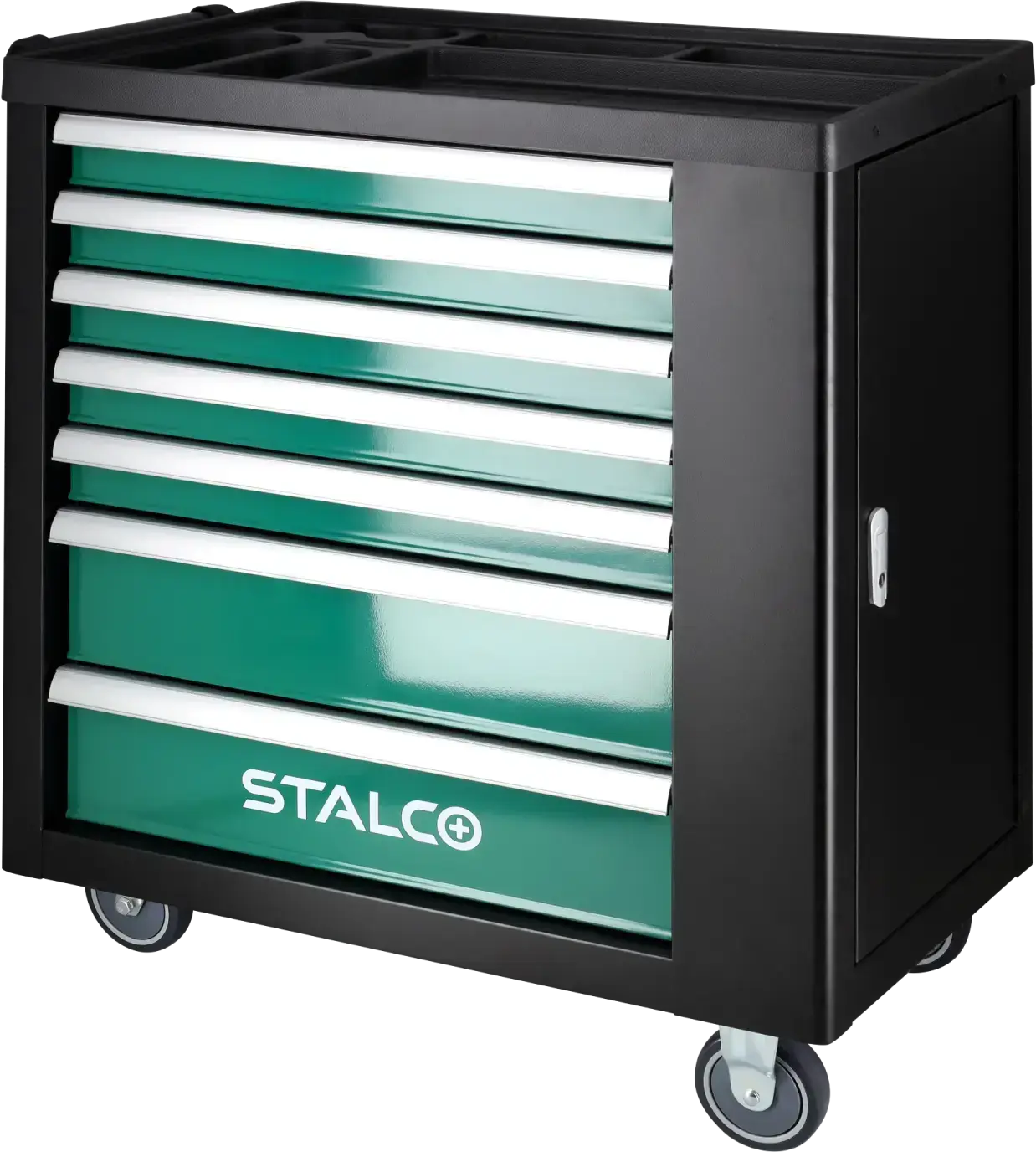 Tool cabinet 7 drawers with side compartment STALCO S026300017