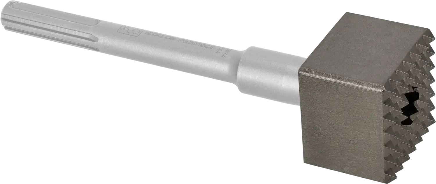 Puntbeitelhamer (bush hammer) voor SDS-max-opname, 60x60 mm, 7x7 tanden – STALCO PERFECT S060572359