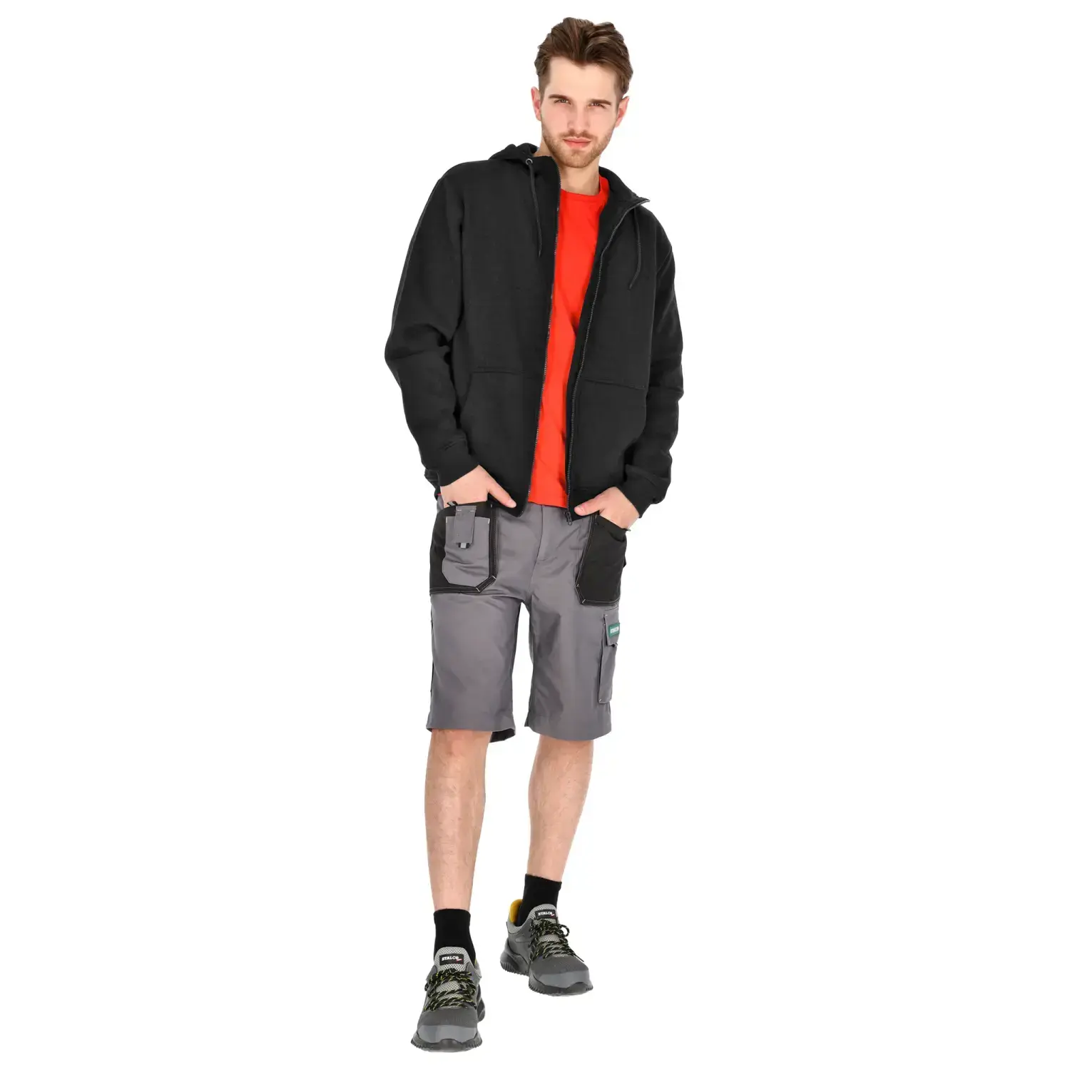 PORA STALCO Men's Sweatshirt XL Black STALCO S-44682