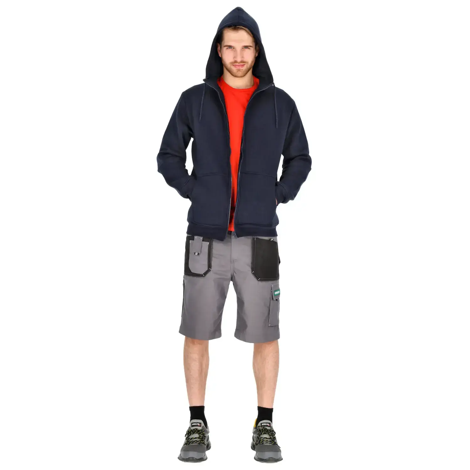 PORA STALCO Men's Sweatshirt 3XL Navy Blue STALCO S-44470