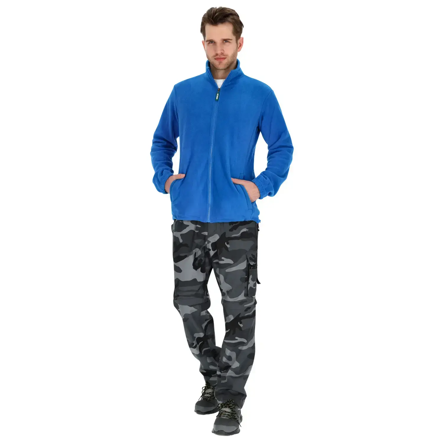 Men’s Fleece Jacket BARRY L Blue STALCO S-51079