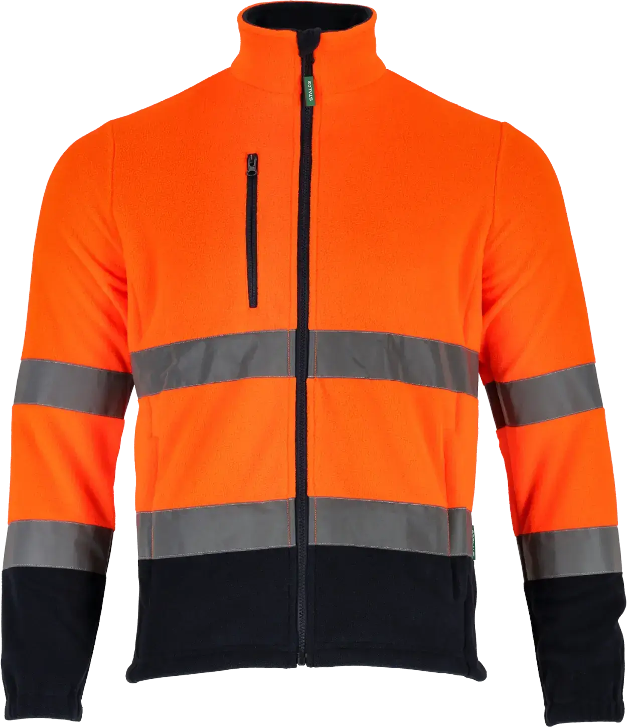 High-Visibility Fleece Jas BASIC NEON LINE 2XL Oranje STALCO S-51722
