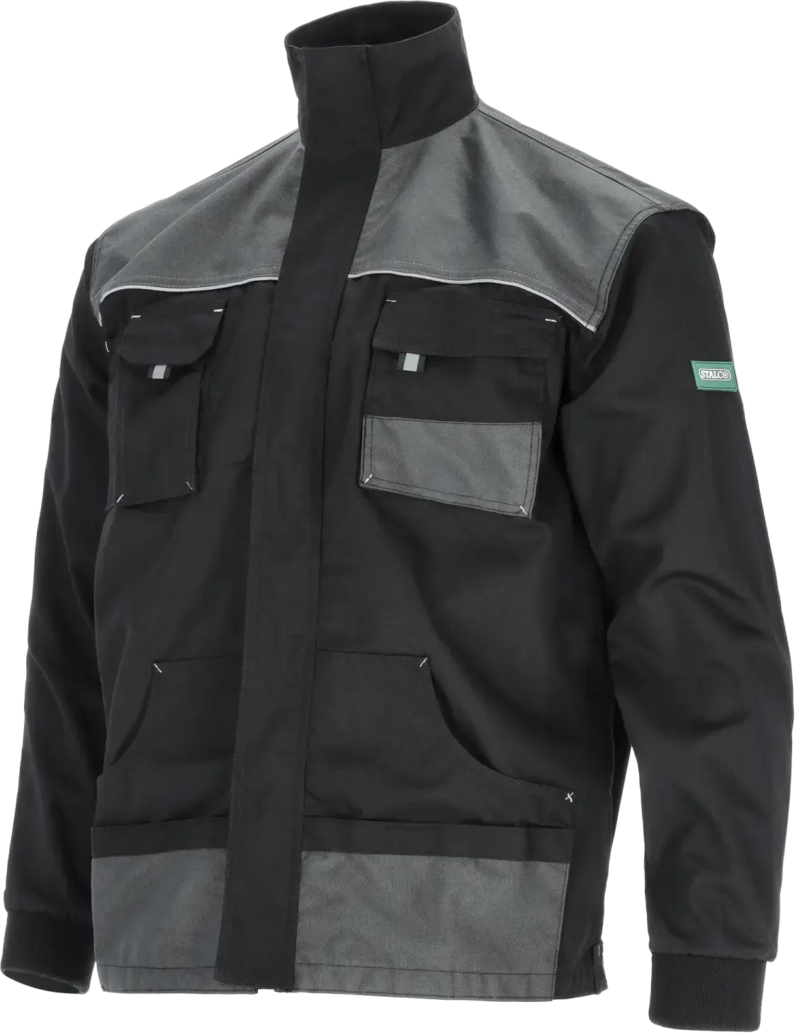 BASIC LINE 2XL Black Work Sweatshirt STALCO S-51008