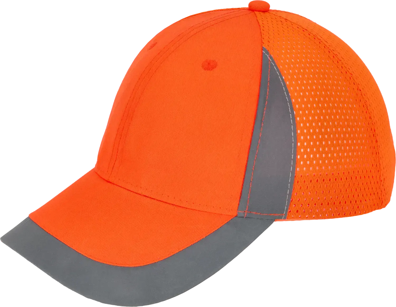 Reflective Cap with Visor PICK Orange ONE SIZE STALCO S091444226