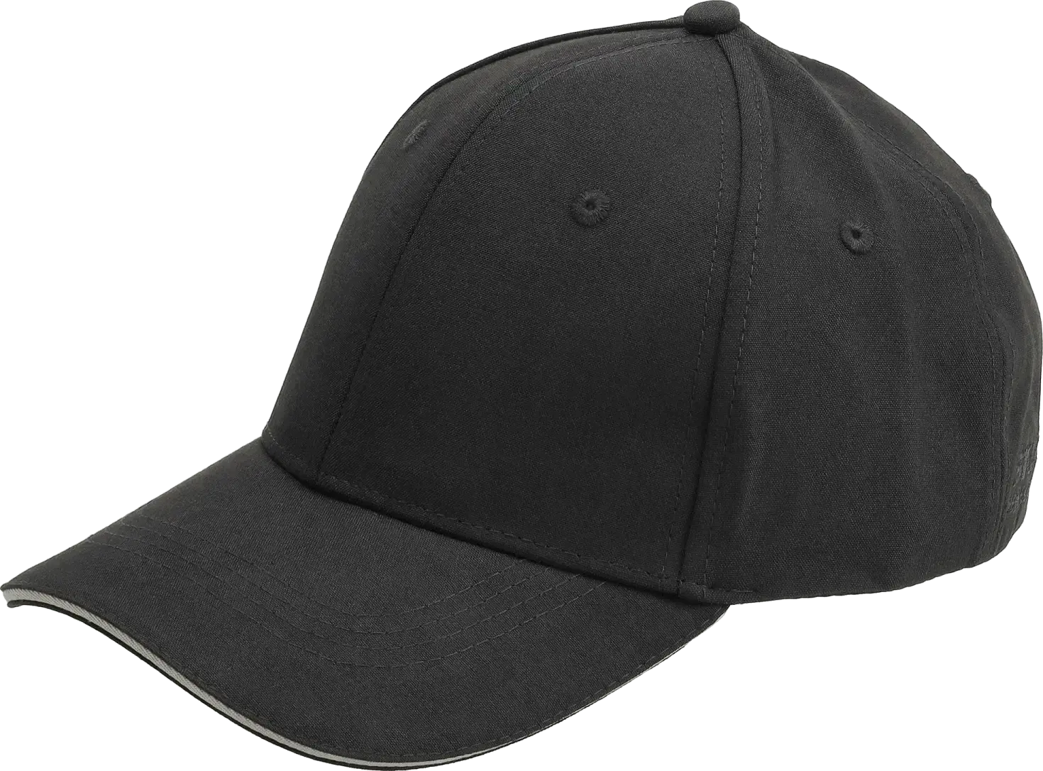 Men’s cap with visor JACOB Black STALCO PERFECT S-79084