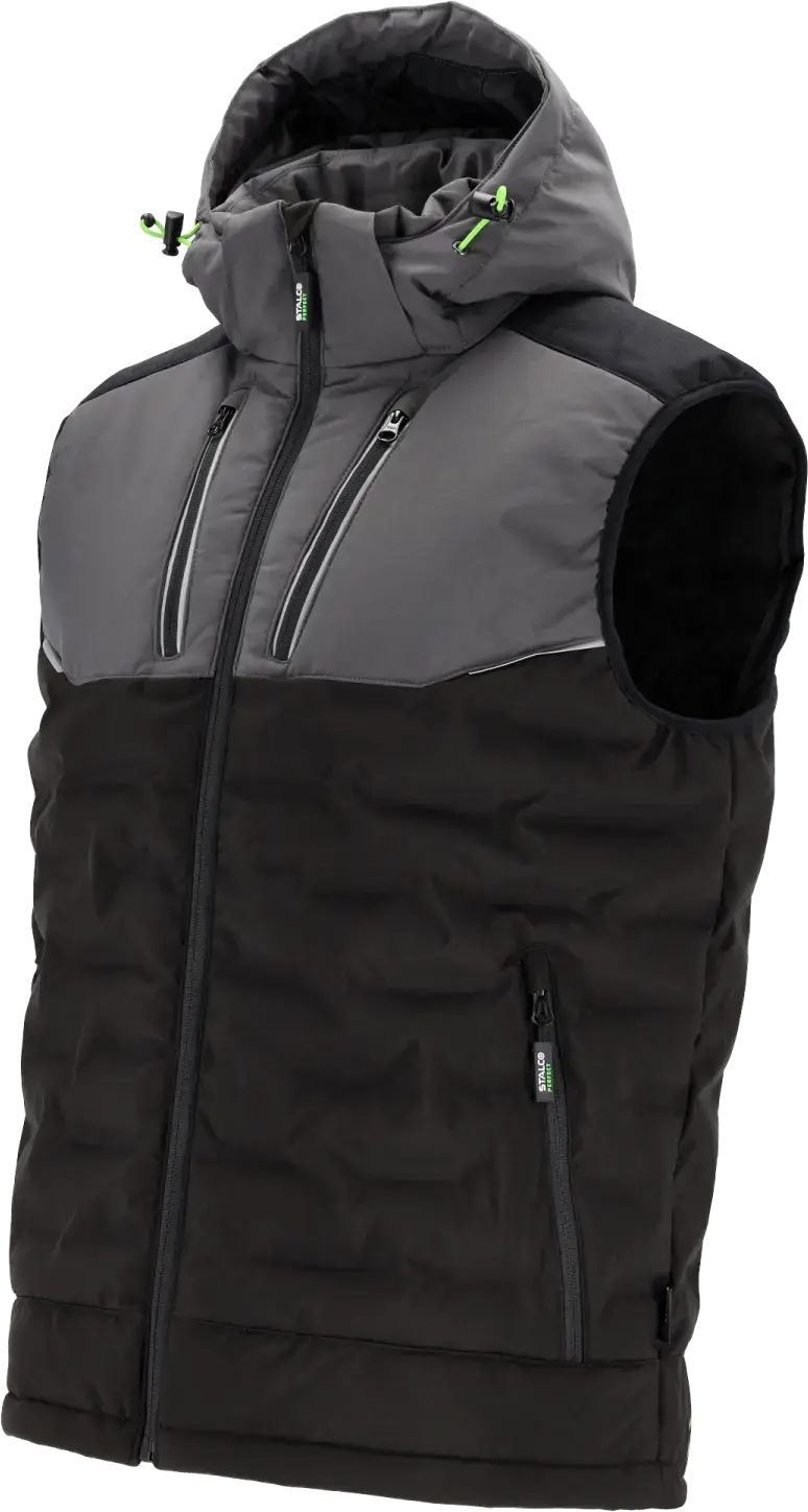 Men’s insulated vest LOGAN V 3XL Black STALCO PERFECT S-79422