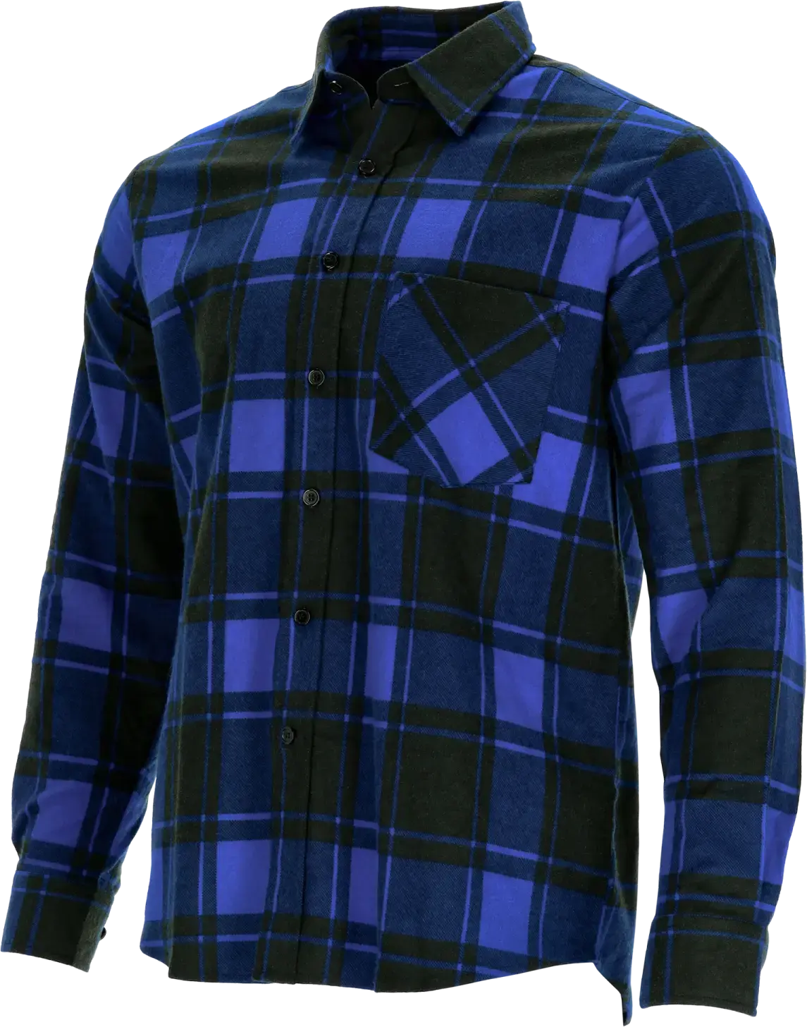 Flannel shirt SQUARE S Blue STALCO S-42030