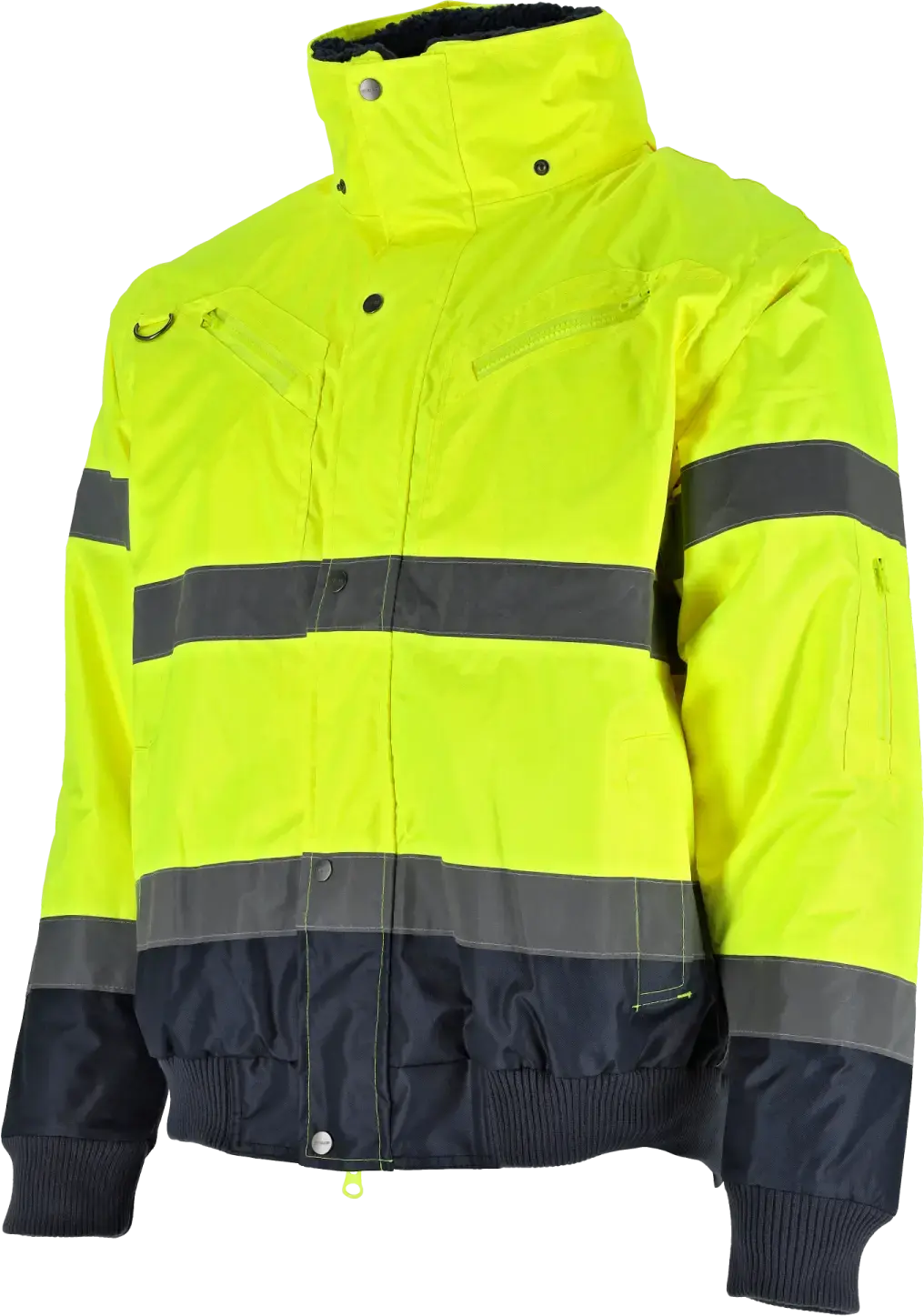 Men's warning insulated jacket BOMBER 3in1 S Yellow STALCO S090700017