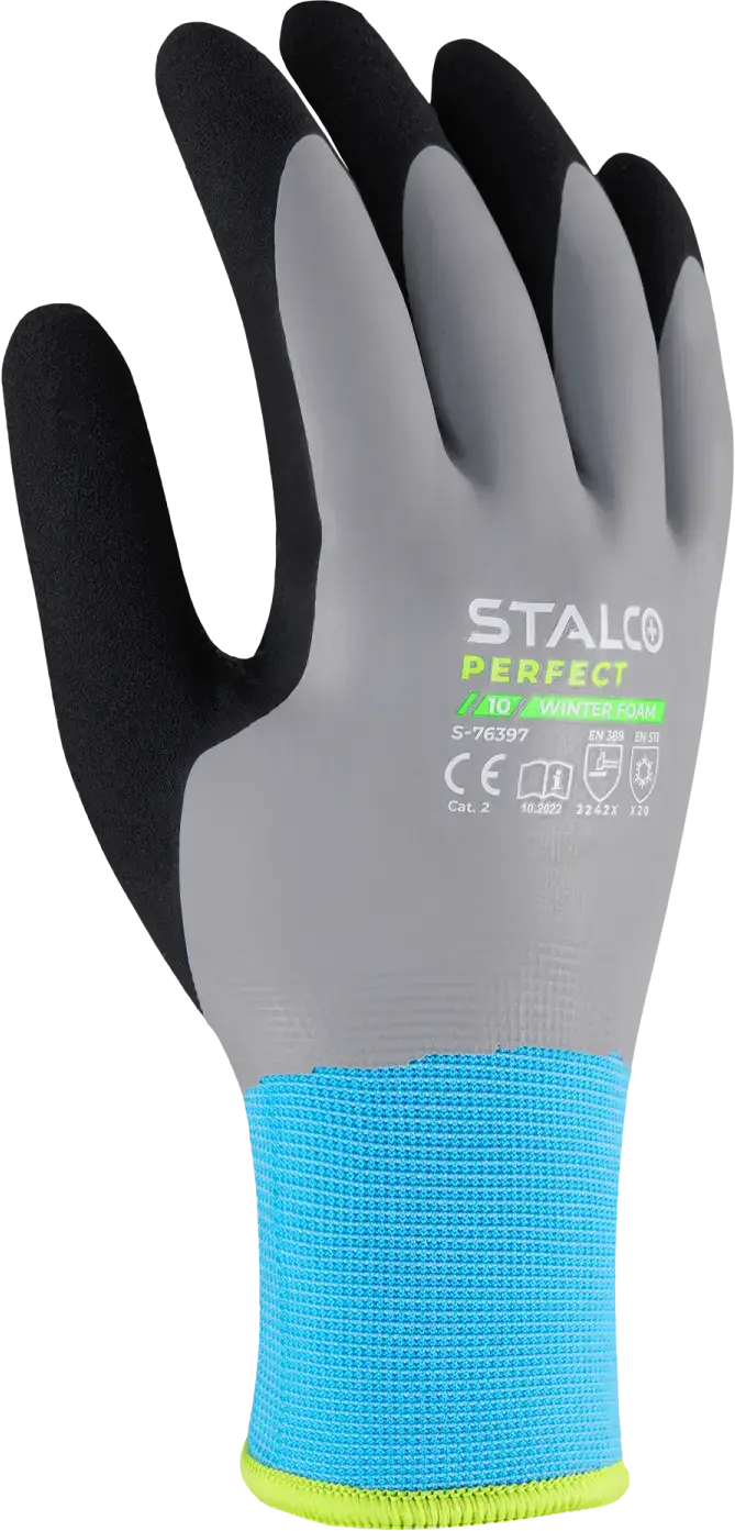 Polyester gloves WINTER FOAM 11 STALCO PERFECT S-76398