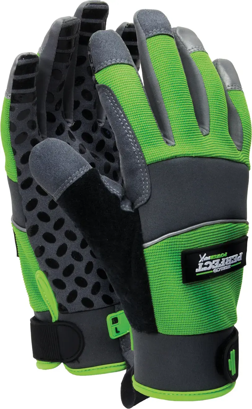 Synthetische handschoenen HI-VIS GRIPPER 11 STALCO PERFECT S-79091
