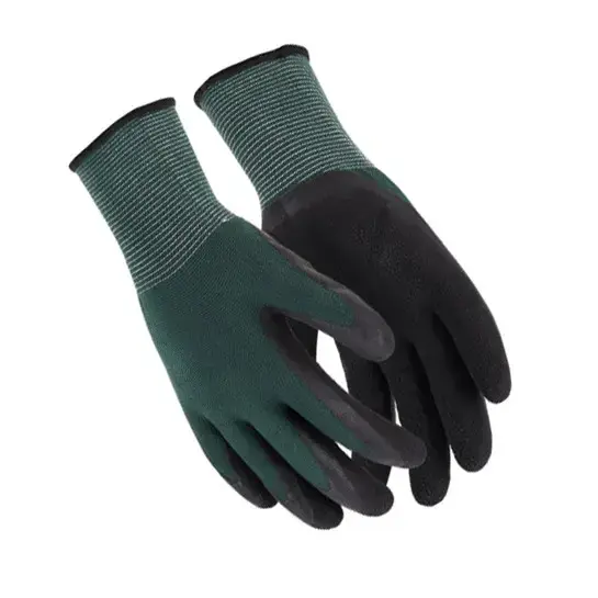 Polyester gloves LATEX FOAM S 9 STALCO S-48034