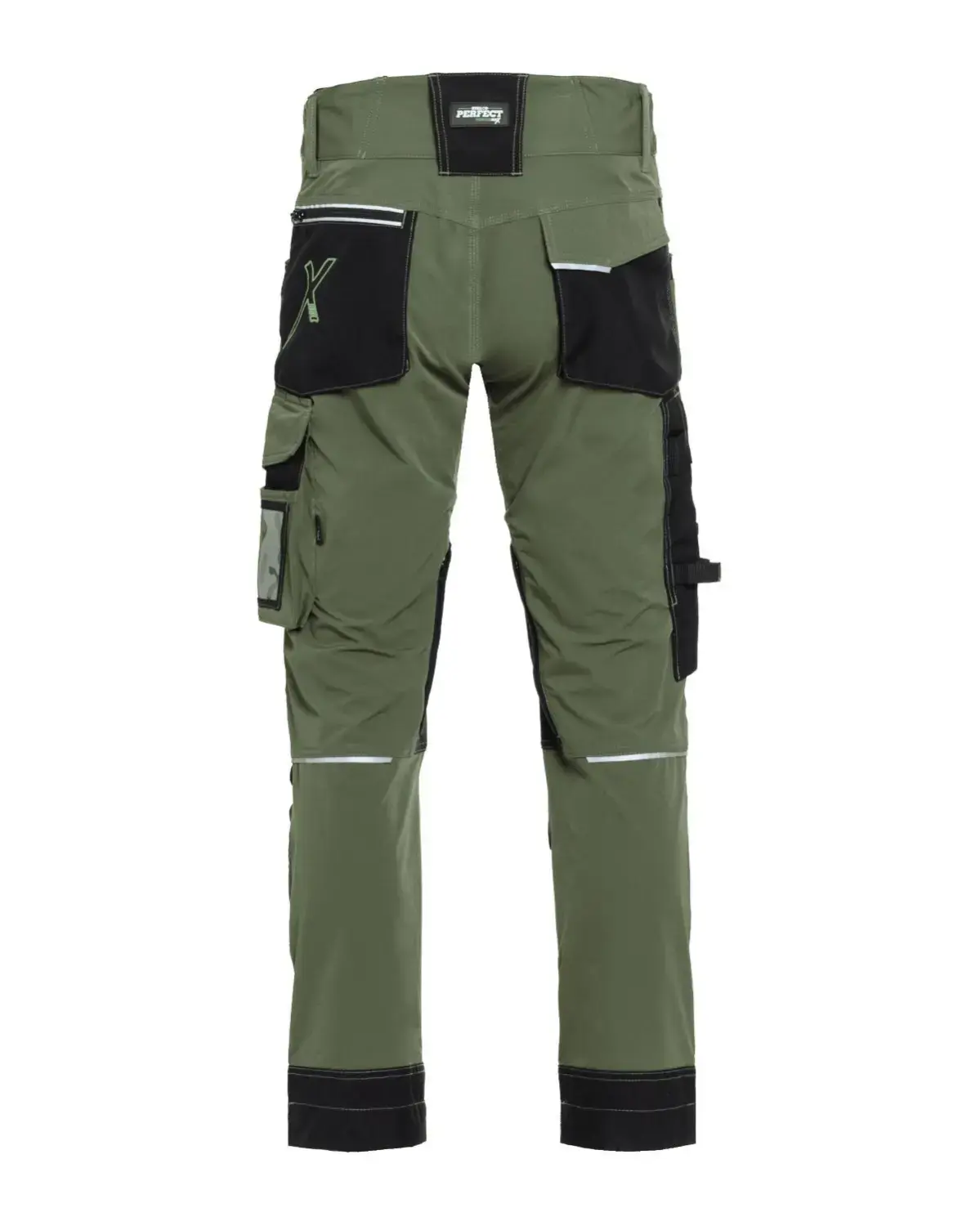 STRETCH LINE 3XL Olijfgroene werkbroek STALCO PERFECT S-79306