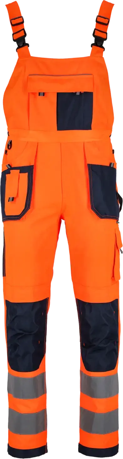 Signaal-tuinbroeken BASIC NEON LINE M Oranje STALCO S-51684