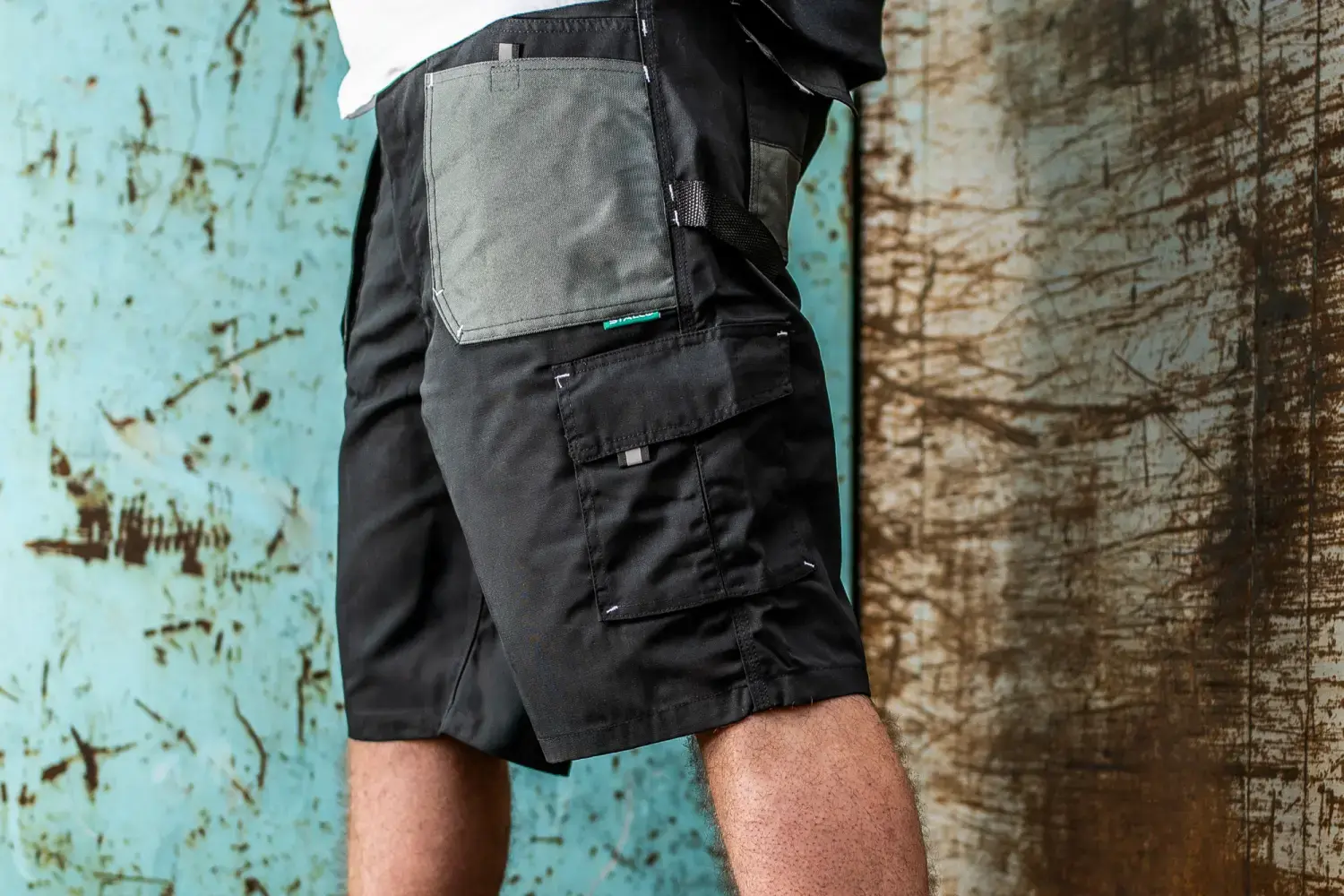 BASIC LINE Work Shorts S Black STALCO S-51042
