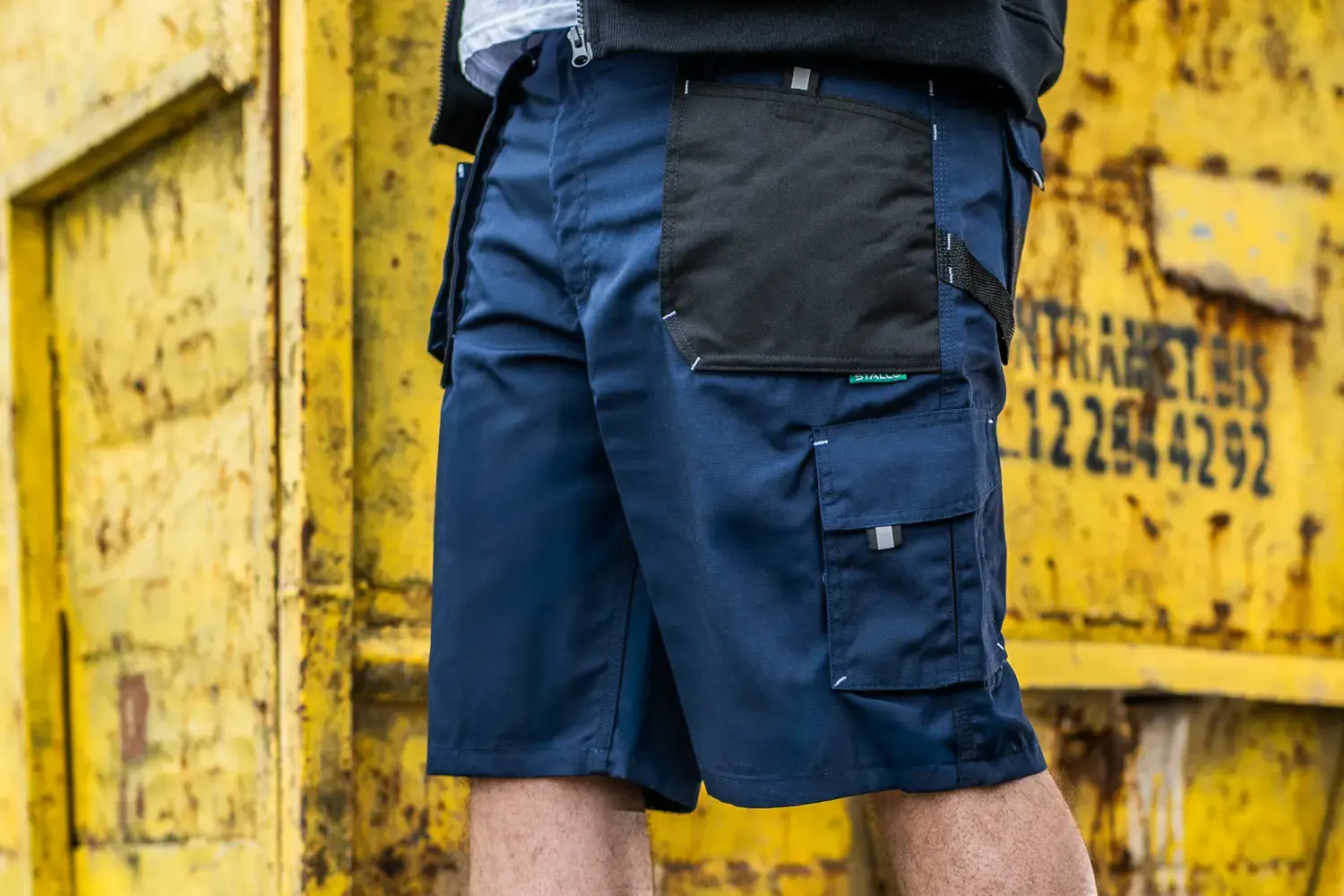 BASIC LINE XL Werkshort – Marineblauw STALCO S090200003
