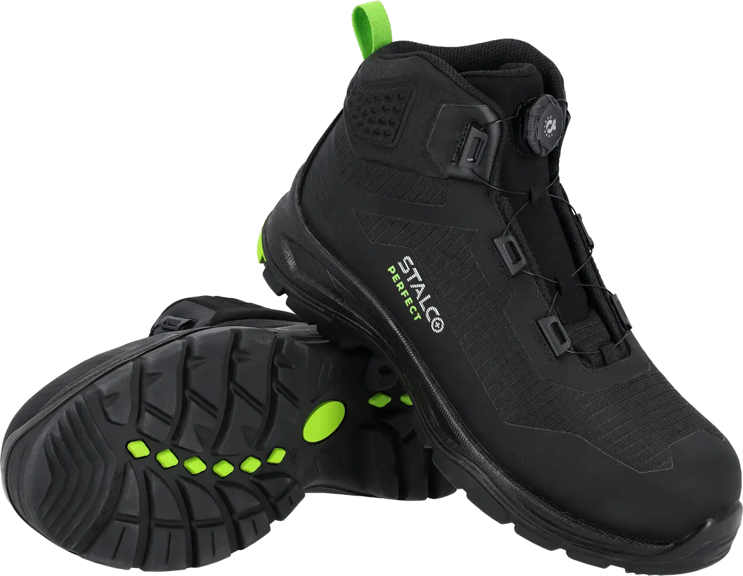 SPINNER HIGH S3S leather boot 45 black STALCO PERFECT S092211294