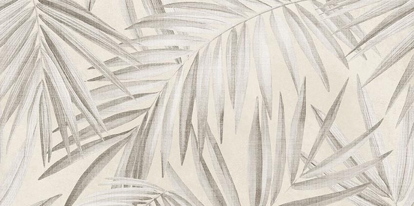 FOGGY NIGHT WALL LIGHT GREY INSERTO LEAVES SATIN RECT 60X60 ND1290-067