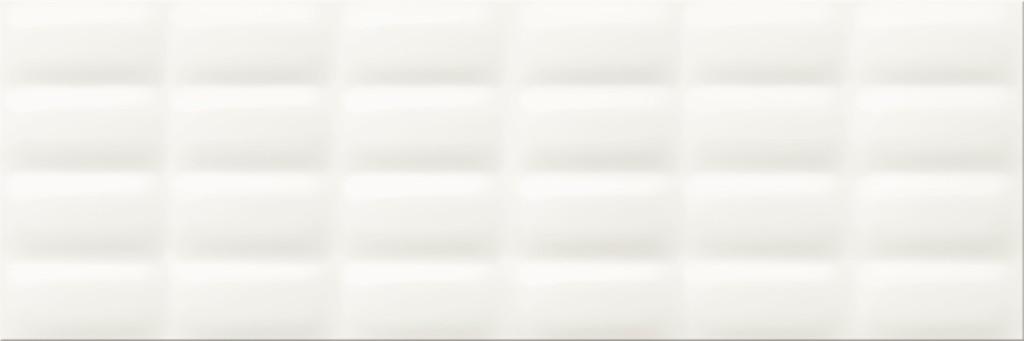 WHITE GLOSSY PILLOW STRUCTURE 25X75 OP684-004-1