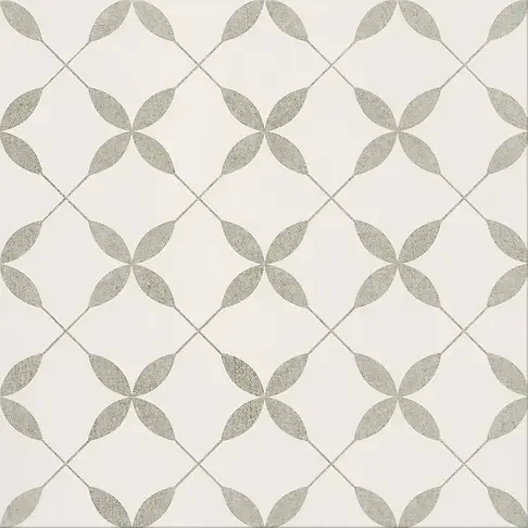 PATCHWORK CLOVER GREY PATTERN 30X30 OP867-007-1