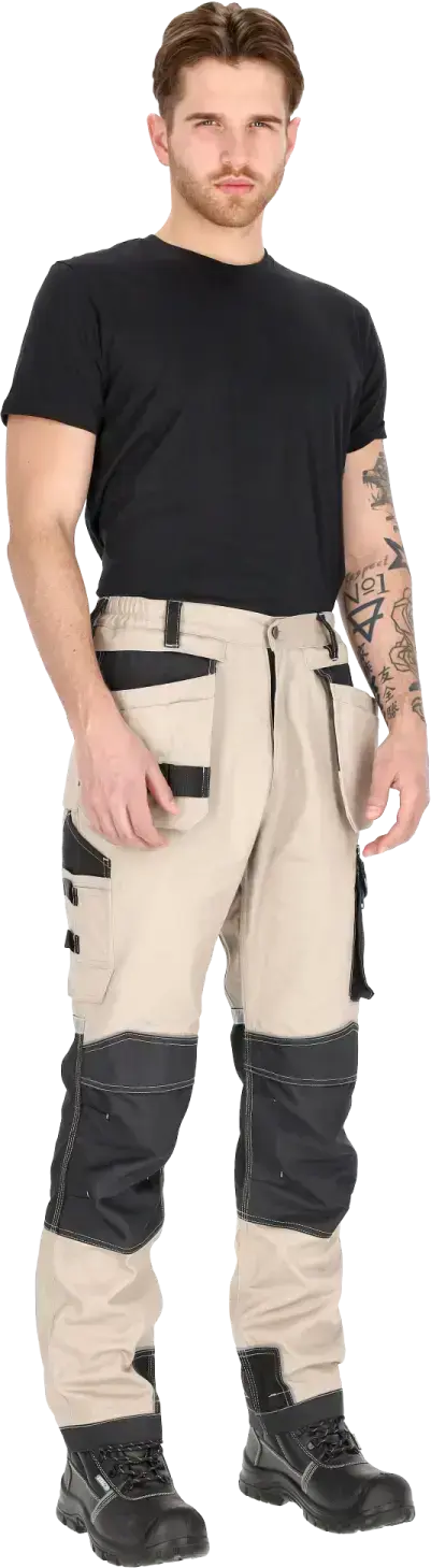 SUMMER LINE M beige work trousers STALCO S090144586