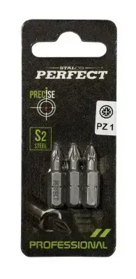Bit 1/4" Pozidriv - blister PZ 3x25mm (3 pcs) STALCO PERFECT S-66359
