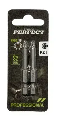 Bit 1/4" Pozidriv - blister PZ 1x50mm (2 pcs) STALCO PERFECT S-66362