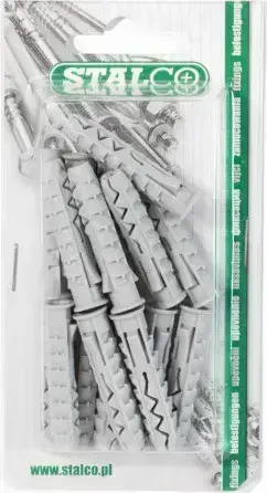 Expansion plug sleeve for solid materials KA drill diameter ø14mm screw diameter ø10.0mm 3 pcs STALCO BKA-1480
