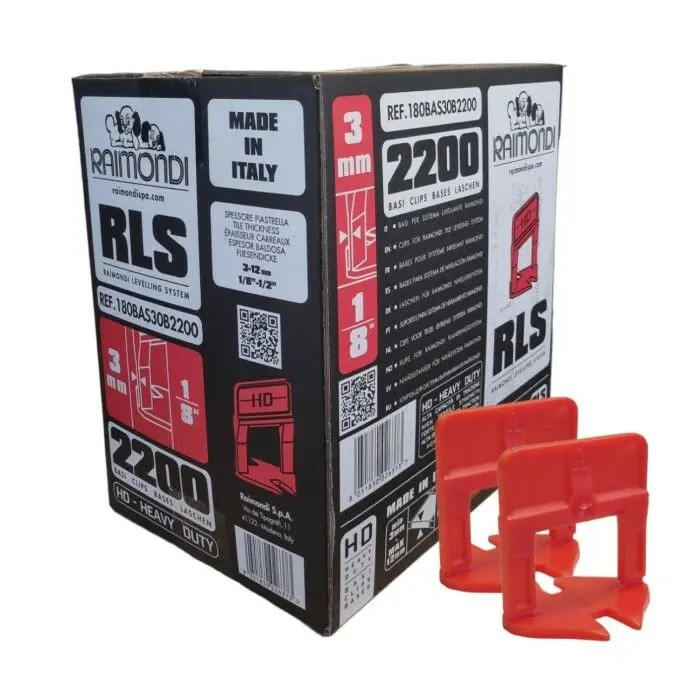 Raimondi Leveling Clips 3 mm 2200 pieces