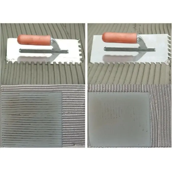 Raimondi Stainless Steel Trowel 8 mm bevel teeth