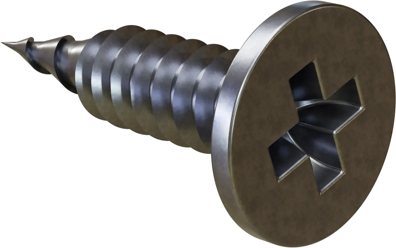Self-Drilling TEX Screw Zinc-Plated Flat Countersunk (PH2) 3.9x13 100 pcs STALCO BTEXSO1003913