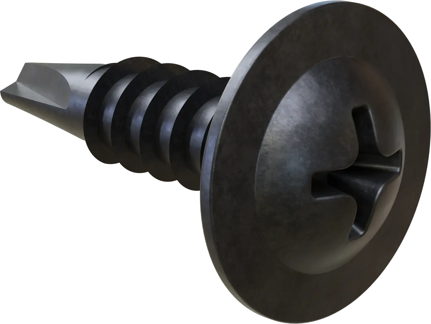 Self-Drilling Mounting Screw with Phosphate Washer (PH2) 4.2x13 mm 1 Pack (50 pcs) STALCO BWSPF4213
