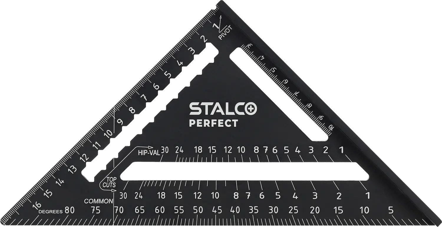 Aluminium bouwhaak met voet 175 mm STALCO PERFECT S010417410