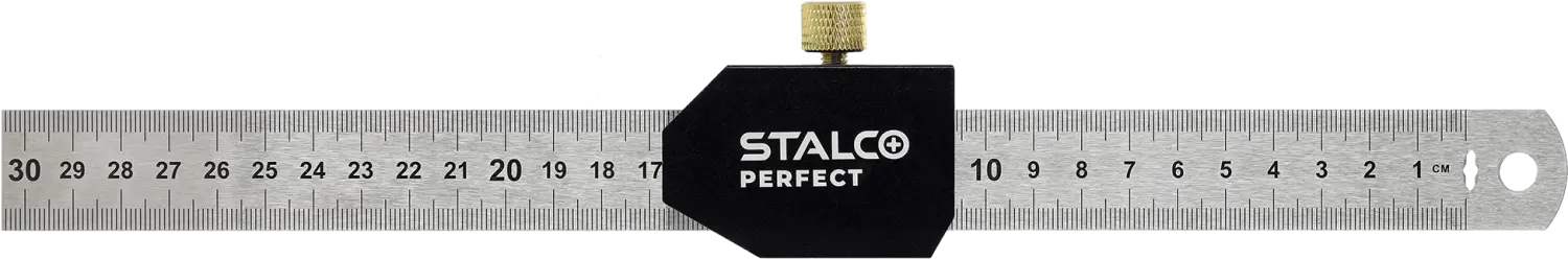 Ruler with Stopper 300 mm STALCO PERFECT S010417415 STALCO PERFECT S010417415
