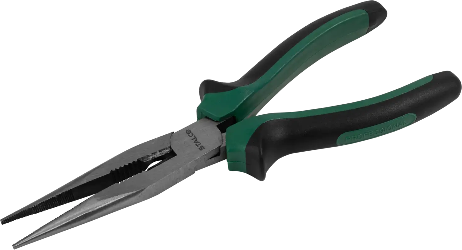 Long-nose pliers, straight 200 mm STALCO S-14038